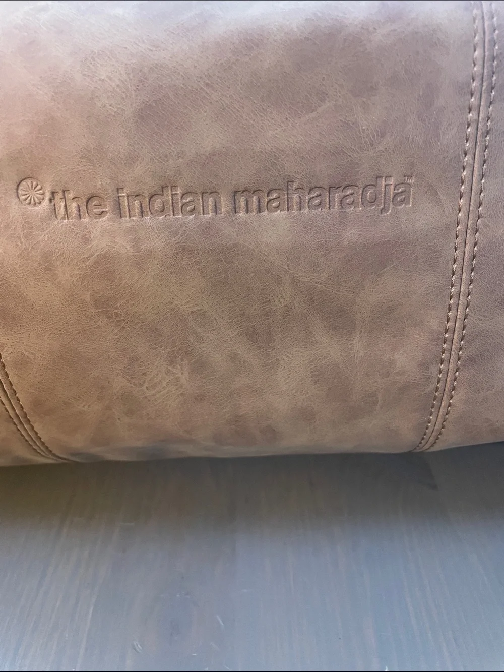 Indian Maharadja Retro Weekender Bag Golden Oldie Duffle Travel Gym Carry On